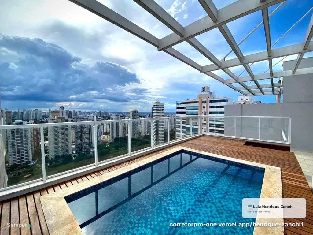 Cobertura duplex com piscina privativa no Setor Marista